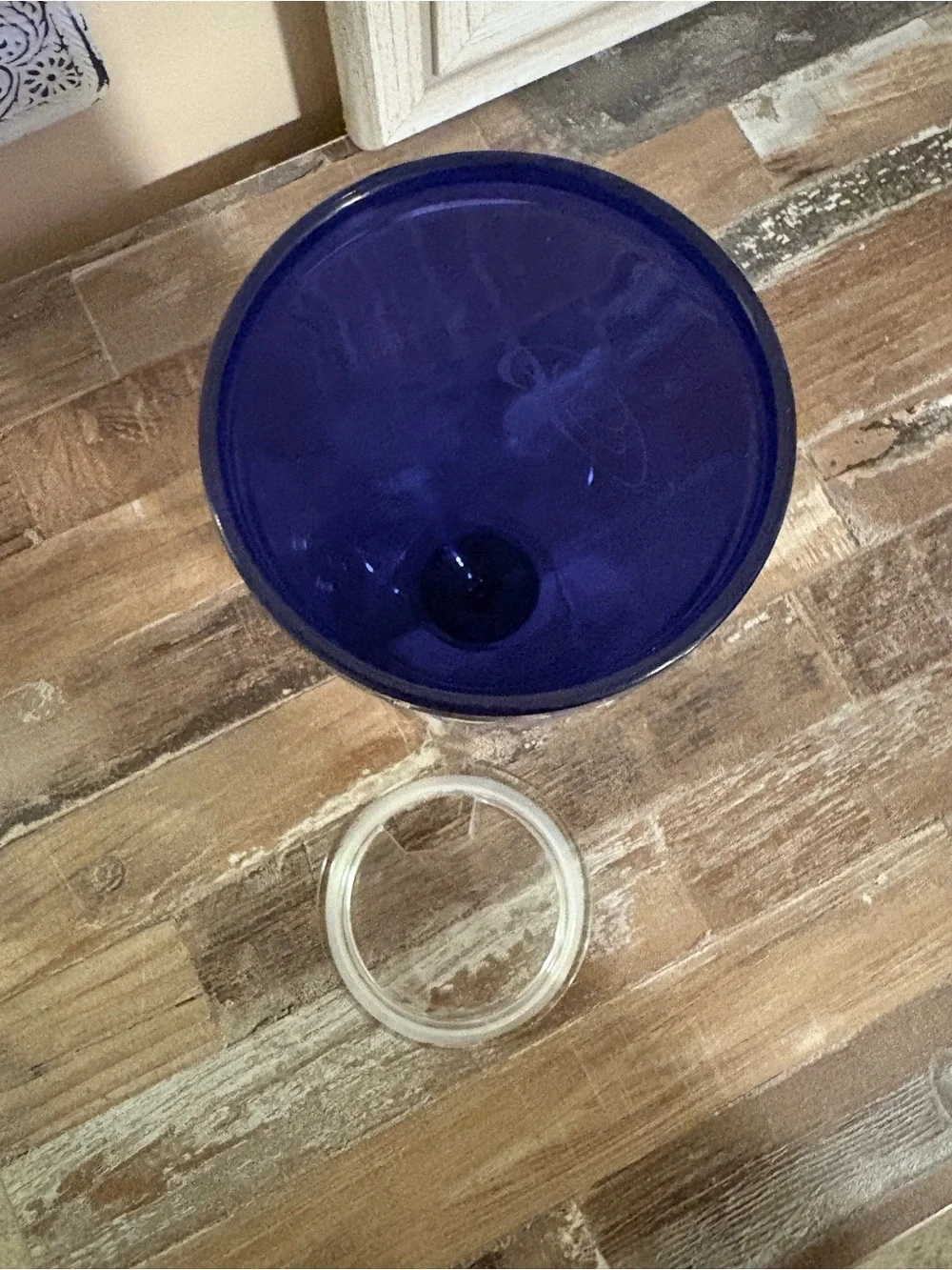P monogram initial wine glass tumbler cup